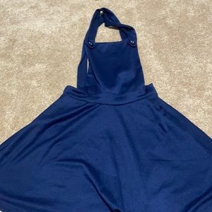 Navy blue jumper dress